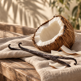 Vanilla + Coconut **You can order a sample of this fragrance OR select your desired product and enter the fragrance name in the 'Custom Fragrance' section.