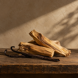 Vanilla + Palo Santo **You can order a sample of this fragrance OR select your desired product and enter the fragrance name in the 'Custom Fragrance' section.