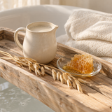Oat Milk + Honey **You can order a sample of this fragrance OR select your desired product and enter the fragrance name in the 'Custom Fragrance' section.